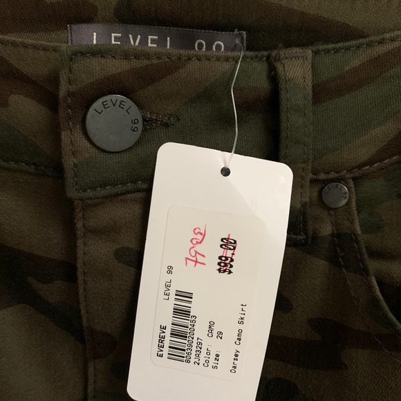 LEVEL 99 Darsey Camo Skirt - Picture 8 of 11
